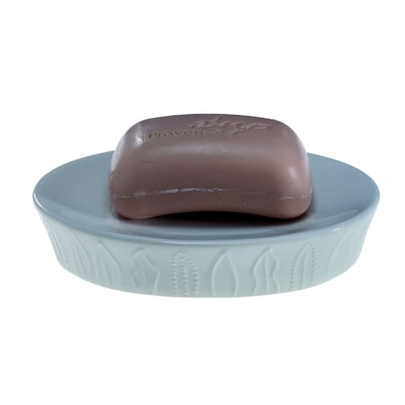 Spirella Stoneware Susan Soap Dish White 40.07700